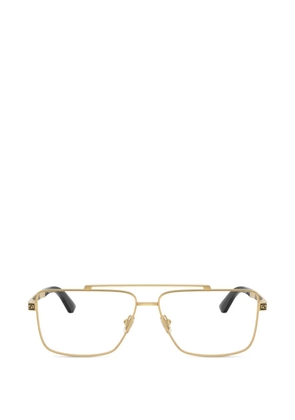Versace Eyewear geometric pattern glasses - Gold
