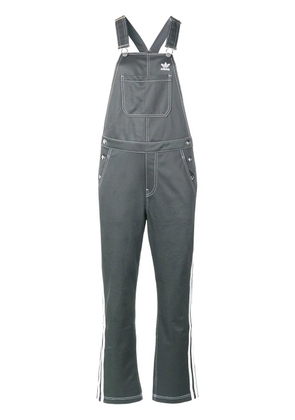 adidas logo dungarees - Grey
