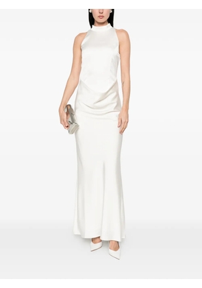 ROTATE BIRGER CHRISTENSEN high-neck maxi dress - Neutrals