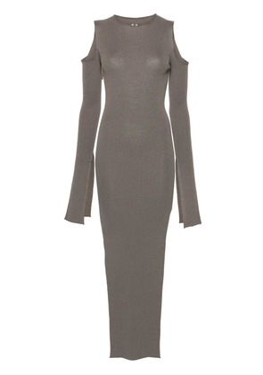 Rick Owens Lido Cape virgin wool maxi dress - Grey