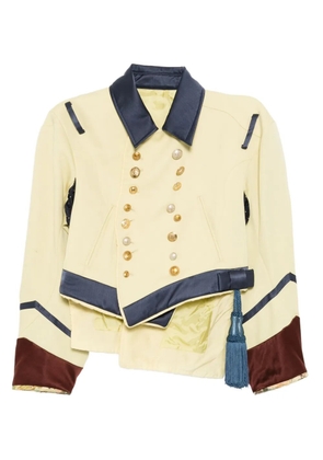 Undercover wool double-breasted jacket - Yellow