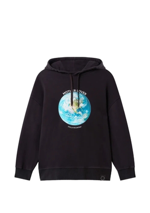 Stella McCartney Mother Lover graphic hooded top - Black