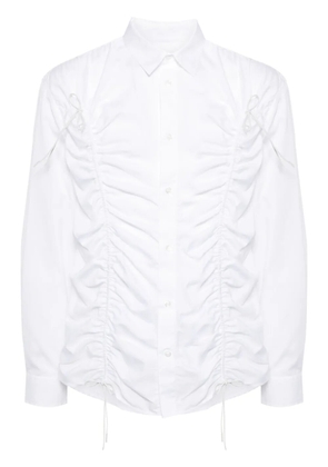 Simone Rocha toggle-detailing poplin shirt - White