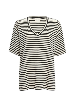 KHAITE Linda T-shirt - Neutrals