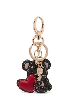 LIU JO bear-shaped keyring - Brown