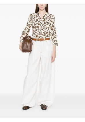 Marella leopard-print shirt - Neutrals