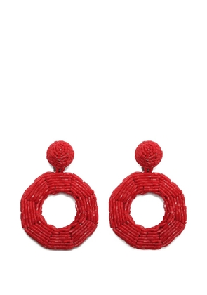 MALIPARMI beaded earrings - Red