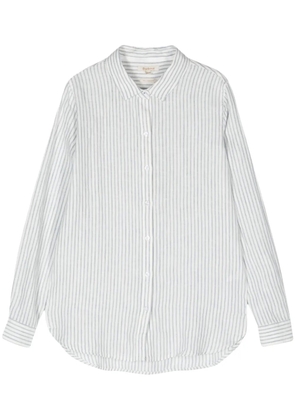Barbour Marine striped linen shirt - Black