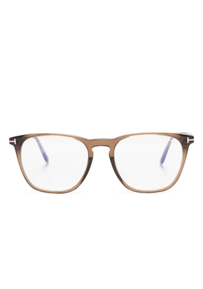 TOM FORD Eyewear square-frame glasses - Brown