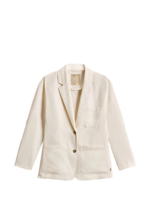 Woolrich patch-pocket blazer - White