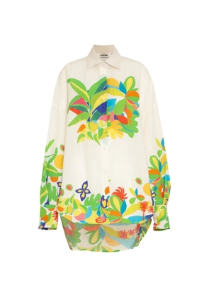 Amir Slama floral shirt - White