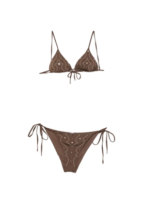 VENUJA triangle-cup bikini - Brown