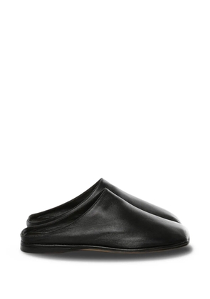 The Row square-toe slides - Black