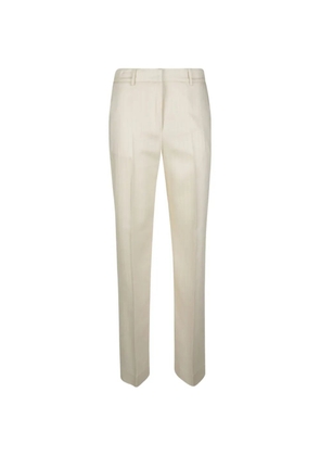 ERMANNO FIRENZE straight trousers - White