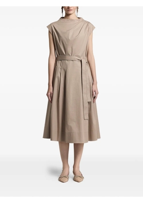 Peserico belted midi dress - Neutrals