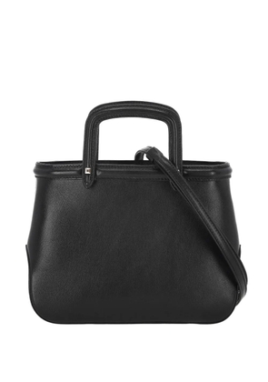 Rodo handle leather tote bag - Black
