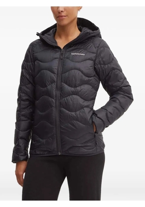 Peak Performance Helium hooded quilted jacket - Black