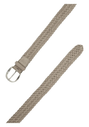 Orciani braided leather belt - Neutrals