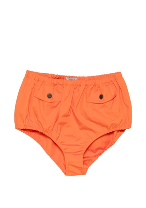 Prada Popline pocket shorts - Orange