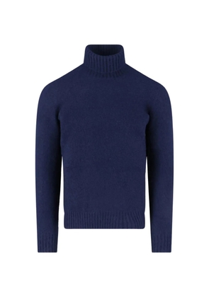 Drumohr high neck ribbed sweater - Blue