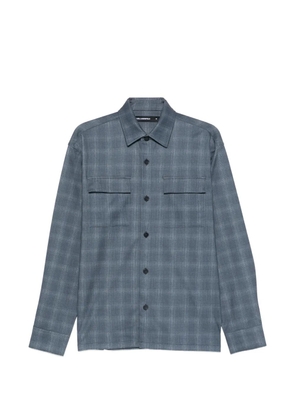 Karl Lagerfeld pocket checked shirt - Blue