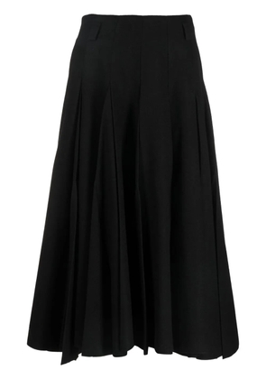 Prada A-line midi skirt - Black