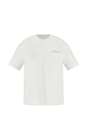 AllSaints Odyssey printed-logo T-shirt - Neutrals