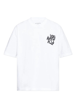 AllSaints logo-print T-Shirt - White
