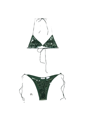 Oséree Marylin sequinned bikini - Green