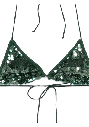Oséree Marylin sequinned bikini - Green