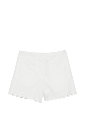 Low Classic embroidered shorts - White