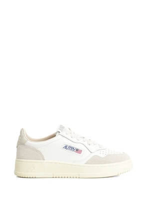 Autry suede leather medalist sneakers - White