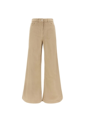 Nude Tilda flared-leg trousers - Neutrals
