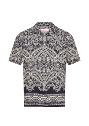 Orlebar Brown Maitan paisley shirt - Blue