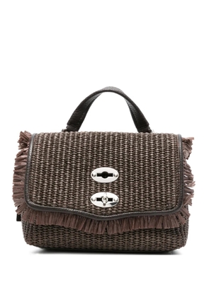 Zanellato baby Postina fringed tote bag - Brown