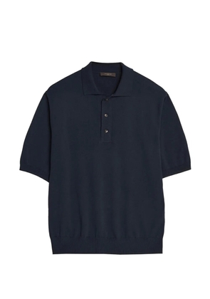 Zanone buttoned polo shirt - Blue