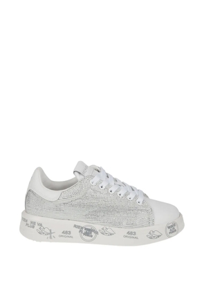 Premiata Belle embellished sneakers - White