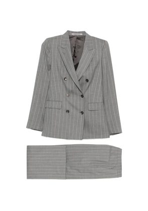 Tagliatore pinstripe double-breasted suit - Grey