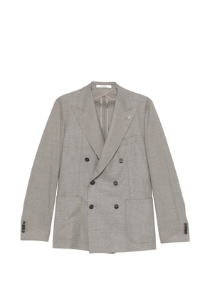 Tagliatore double-breasted blazer - Grey