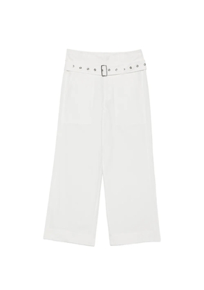 Seafarer Melie belt-loop trousers - White