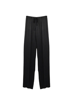 Semicouture elasticated drawstring trousers - Black
