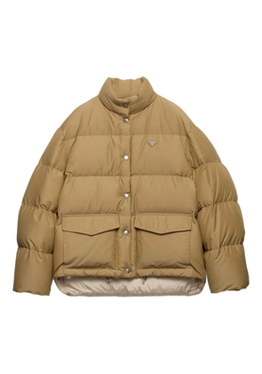 Prada medium-weight down jacket - Brown