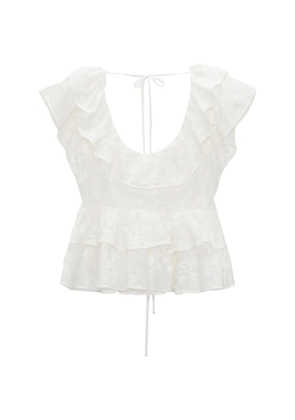Dorothee Schumacher ruffled top - White
