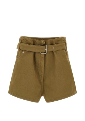 Nude Scarlett belted shorts - Green