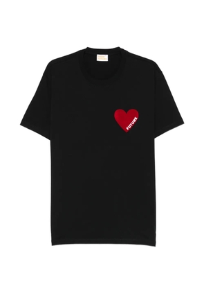 FROM FUTURE heart-motif T-shirt - Black