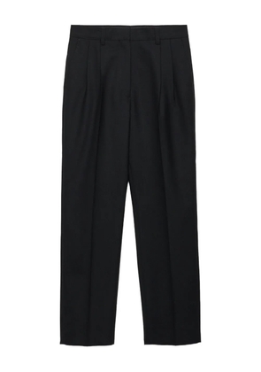 Prada pleated-front wool trousers - Black