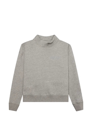 FEAR OF GOD ESSENTIALS funnel-neck logo shirt - Grey