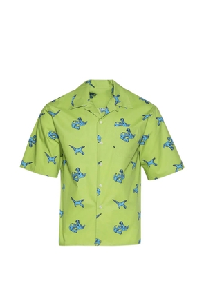 Marni buttoned pattern shirt - Green