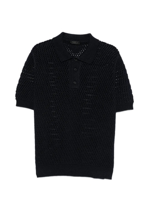 Prada knitted polo shirt - Blue