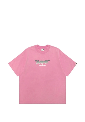 AAPE BY *A BATHING APE® robot graphic T-shirt - Pink